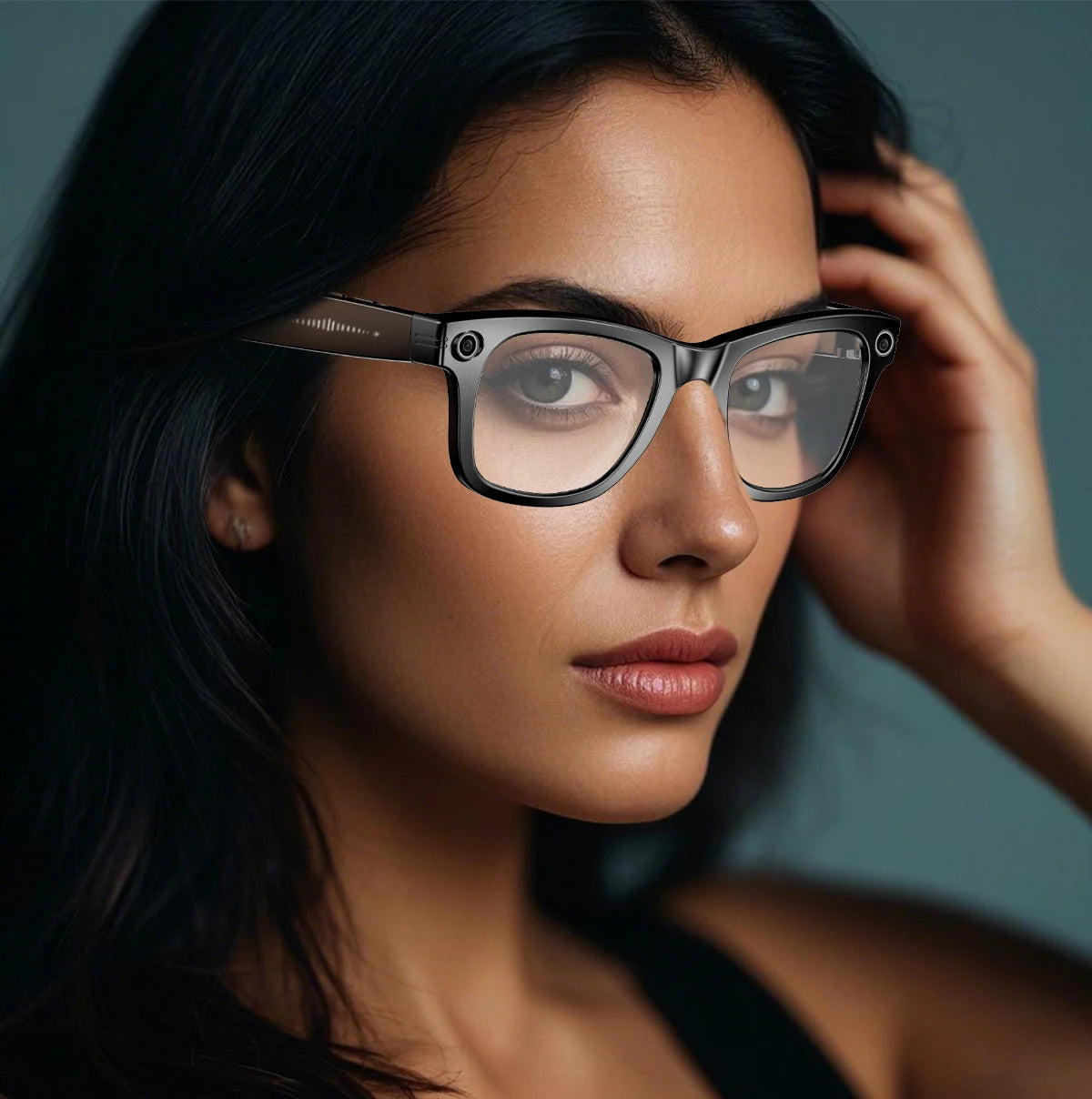 GUHUAVMI AI Smart Glasses 800W Anti Shake HD Camera Video Recording Languages Translation Sunglasses Bluetooth Call Music Play