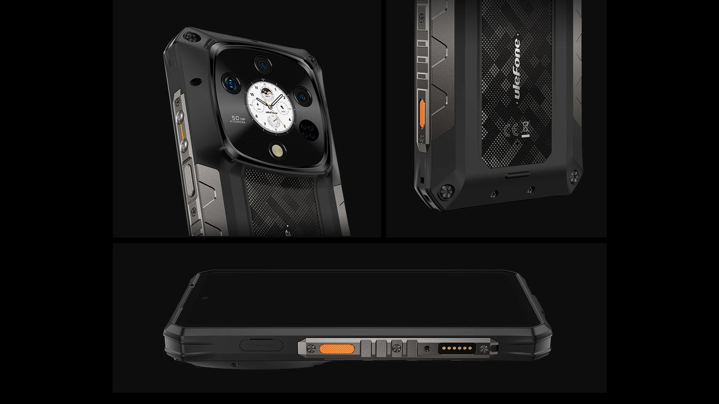 Ulefone Armor 28 Pro 5G AI Rugged Phone 512GB ROM Smartphone 120W 10600mAh 6.67”【Ships from US