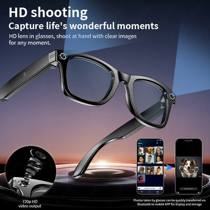 LIGE Smart Glasses Photography Video AI Intelligent Interactive Translation IOS Andirod Glasses