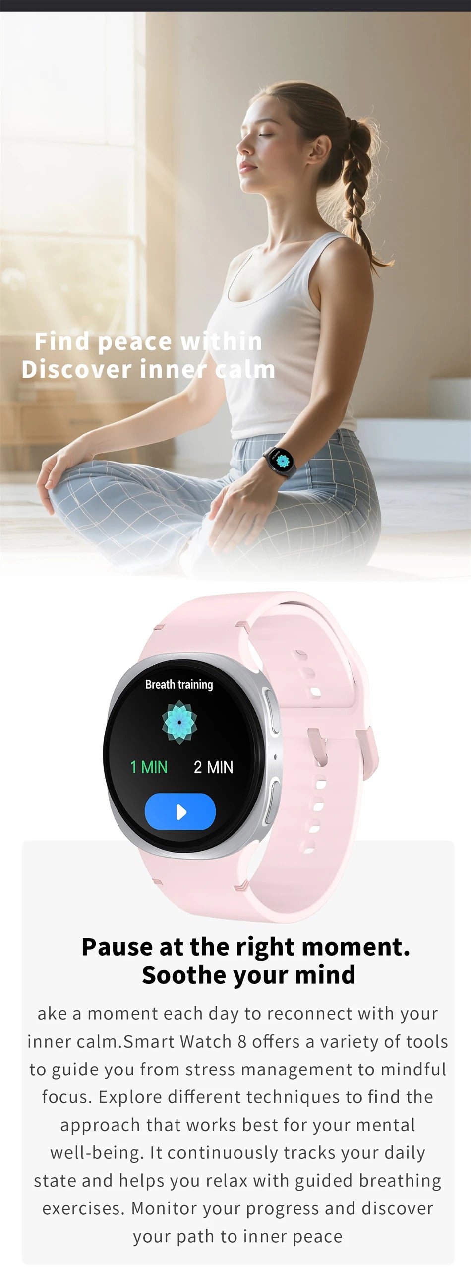 New Watch 8 Mini GPS Track Smart Watch For Men Women Map Navigation Fitness Tracker IP68 Waterproof Compass Call Smartwatch