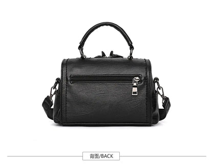 Fashion Soft Leather Pillow Bag Women's Shoulder Handbag Large Capacity Bag Crossbody Bag