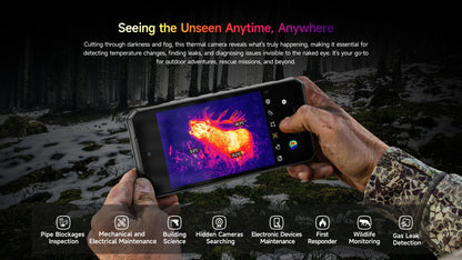 Ulefone Armor 28 Ultra 5G AI Thermal Imaging Rugged Phone Dimensity 9300+ 1TB ROM 32GB RAM Android Smartphone AMOLED Mobile