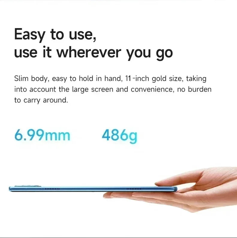 Pad Air Pro 11 inch Global Edition Original Tablet PC 24GB 2TB Android 16 4K HD 5G Dual SIM Video Call WIFI HD Screen