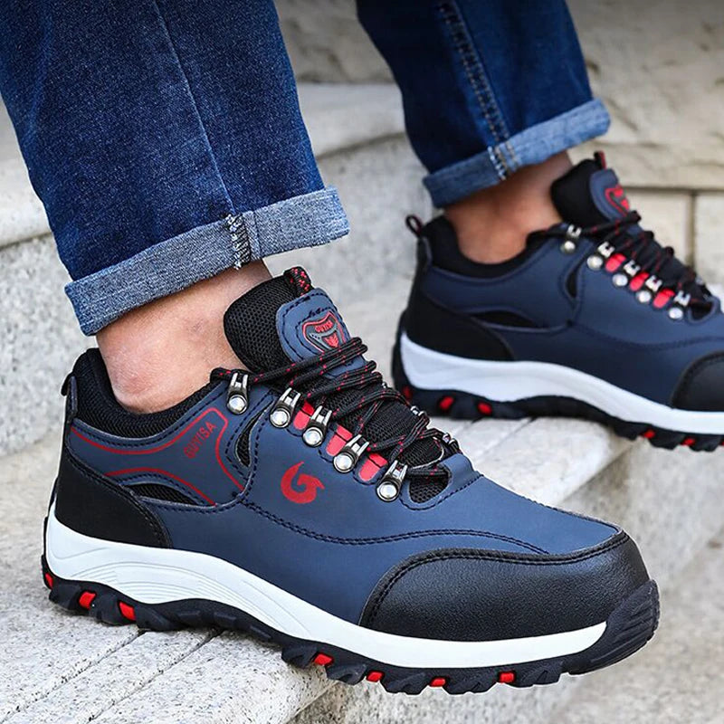 Steel Toe Men Work Safety Boots Sneakers Male Construction Puncture-Proof Security Boots