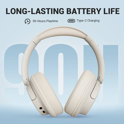 Oneodio Super EQ V16 Wireless Headphones Bluetooth 5.3 Over Ear Headset With Mic Bass/Pop Mode Hi-Res Foldable Headphones 90H