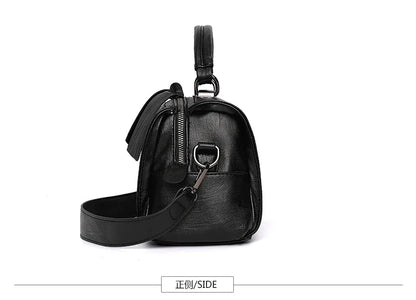 Fashion Soft Leather Pillow Bag Women's Shoulder Handbag Large Capacity Bag Crossbody Bag