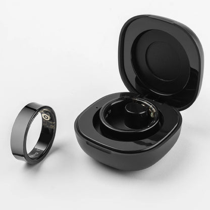 COLMI R09 Smart Ring Men Women with Charging Case, Body Temperature Health and Sleep Monitor For Xiaomi Samsung Phone