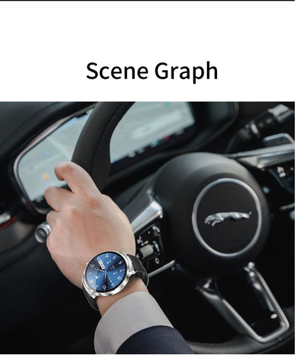 LIGE New TWS 2-In-1 Headset Smart Watch 1.85" Bluetooth Call Men Earphone Smartwatch Heart Rate Health Monitor Music