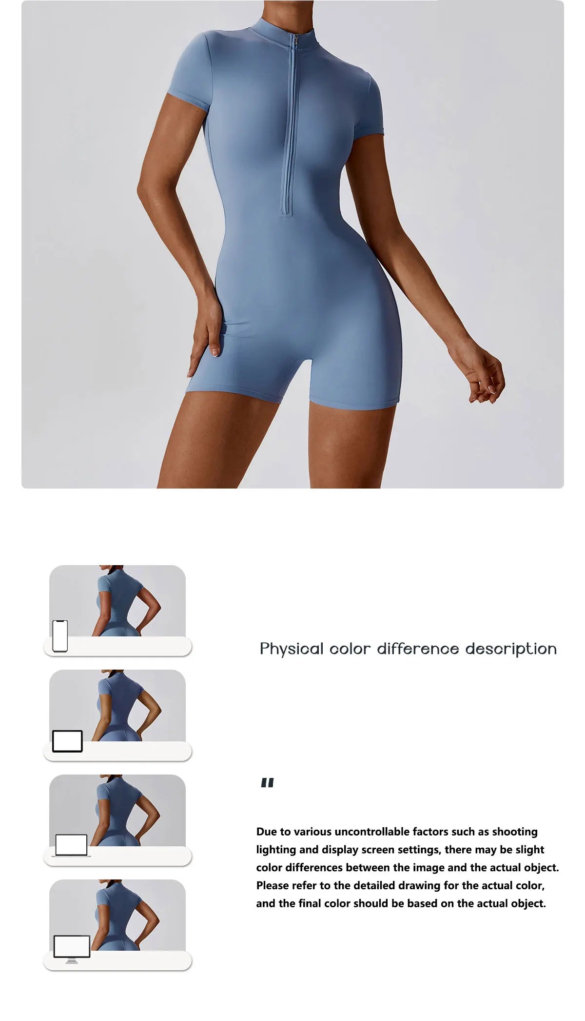 SWELTERING Summer Zipper Jumpsuits Short Sleeve Yoga Bodysuit Women's Set Gym Tracksuit Push-up Workout Clothes Dance Fitness Bodysuit