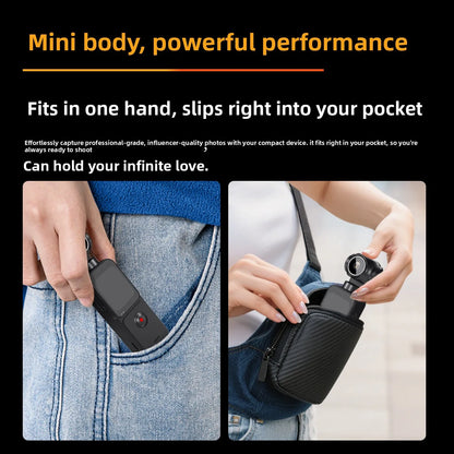 Sherway 4K Pocket Action Camera 270° Auto Rotatable Stabilization Touch Screen