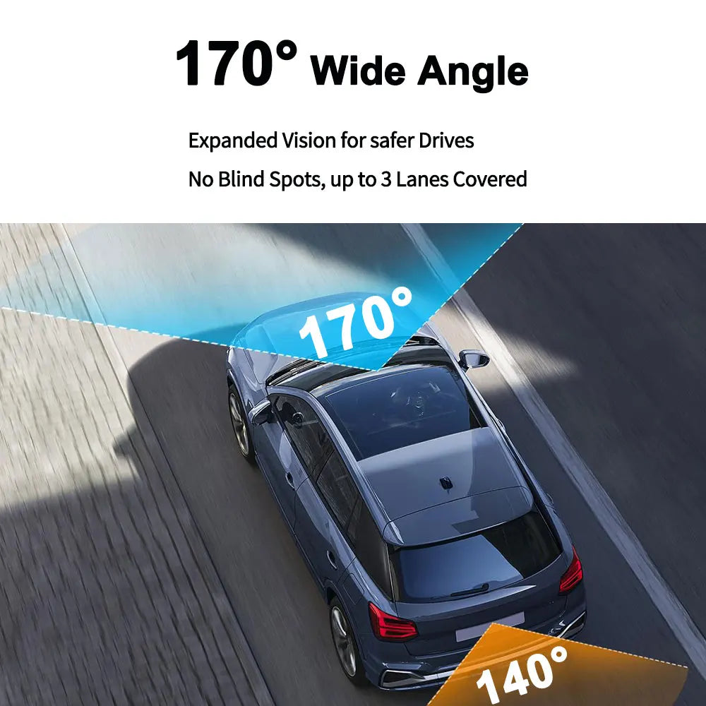 Car dashboard camera system with GPS, WiFi,