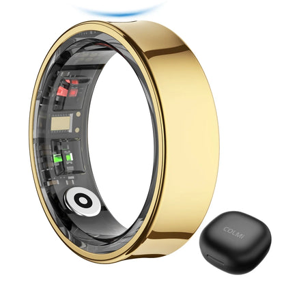 COLMI R09 Smart Ring Men Women with Charging Case, Body Temperature Health and Sleep Monitor For Xiaomi Samsung Phone