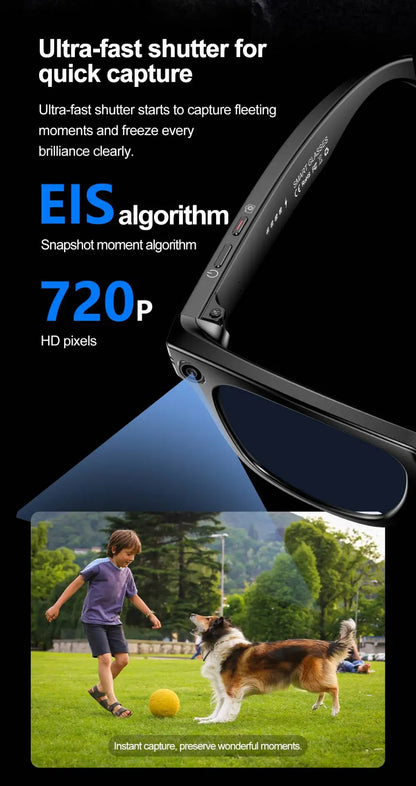 LIGE Smart Glasses Photography Video AI Intelligent Interactive Translation IOS Andirod Glasses
