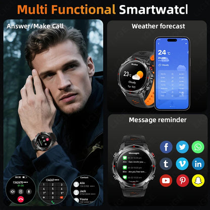 LIGE New Professional GPS Track Sports Smartwatch