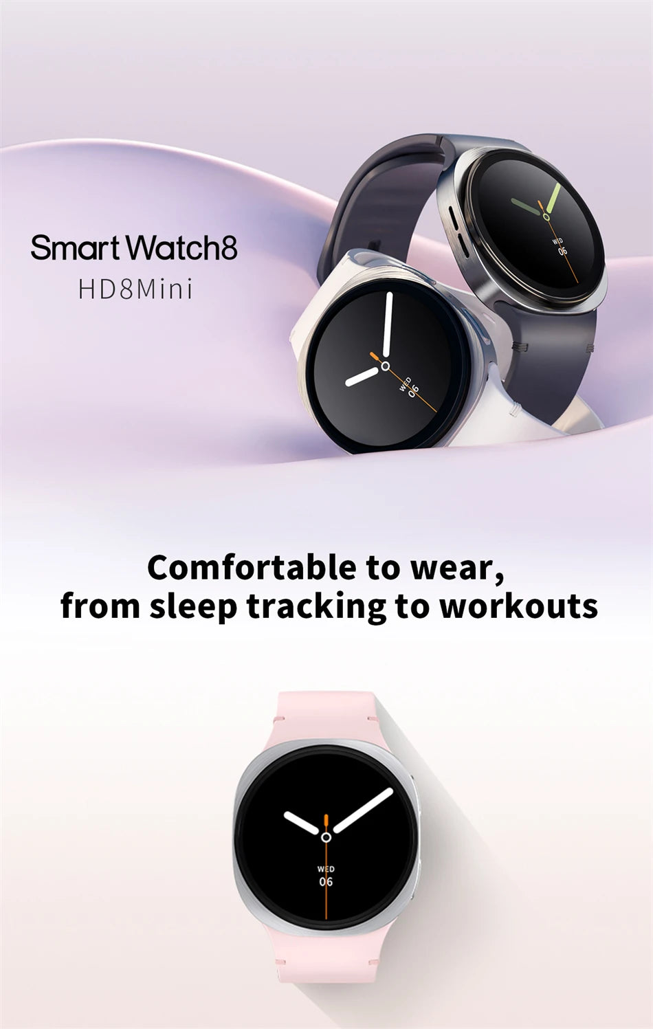 New Watch 8 Mini GPS Track Smart Watch For Men Women Map Navigation Fitness Tracker IP68 Waterproof Compass Call Smartwatch