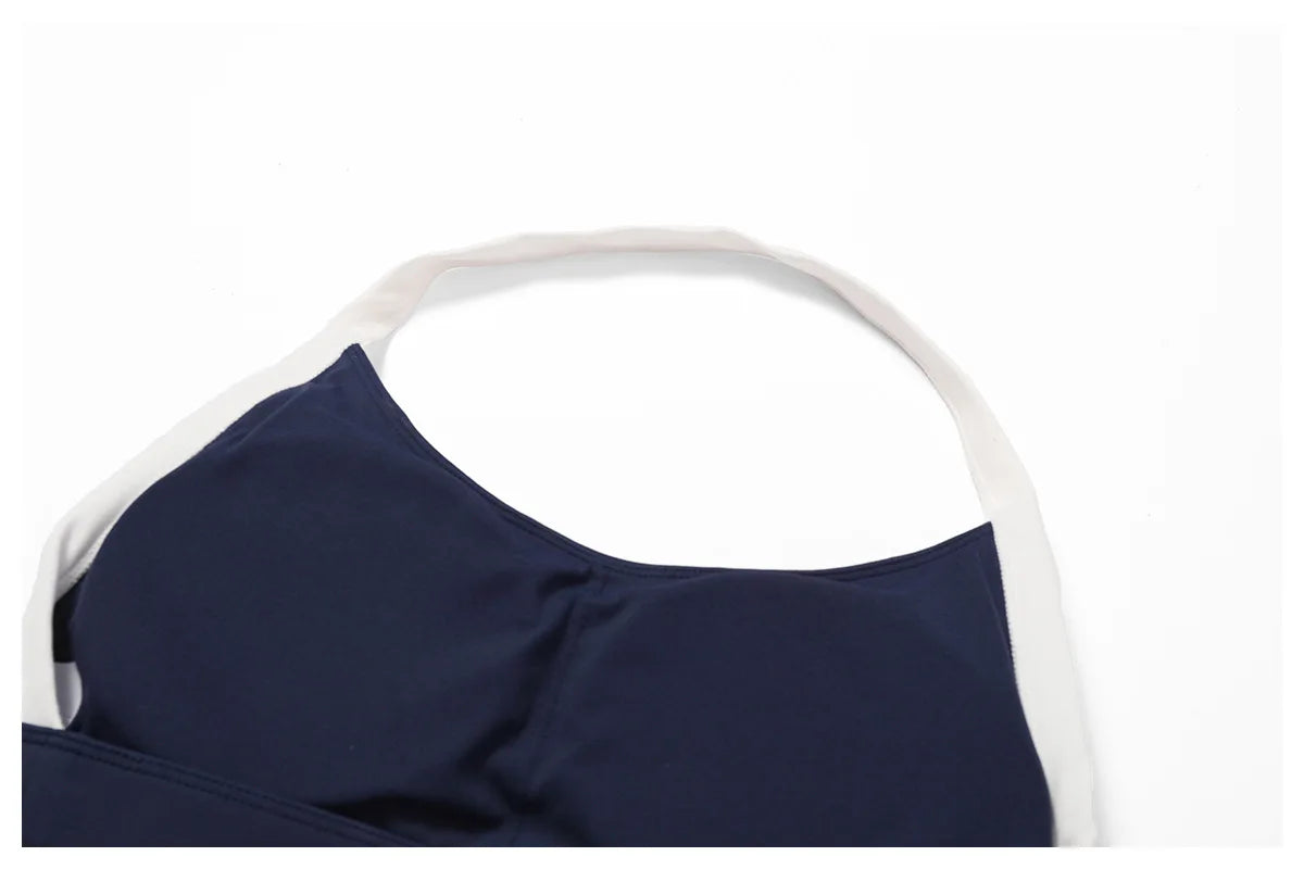 2Pcs Gym Set Women Workout Backless Yoga Suit Running Legging Fitness Bra Sports Suit Female