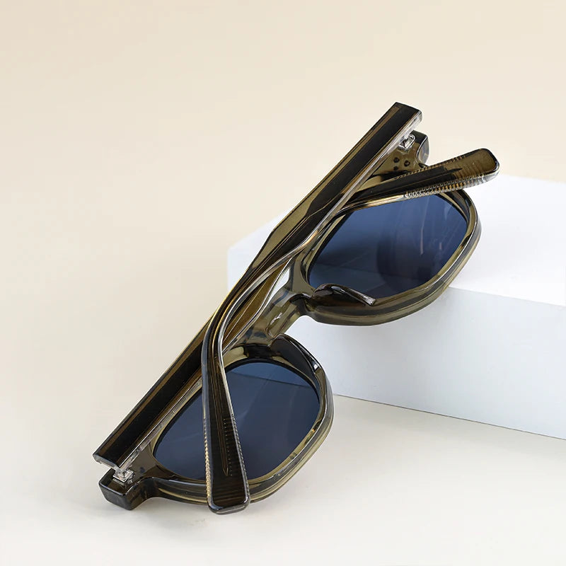 CATERSIDE Retro Punk Men Sunglasses Frame Square Travel Party Business Festival