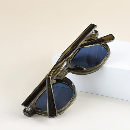CATERSIDE Retro Punk Men Sunglasses Frame Square Travel Party Business Festival