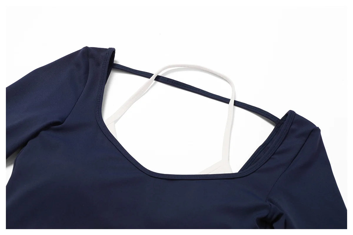 2Pcs Gym Set Women Workout Backless Yoga Suit Running Legging Fitness Bra Sports Suit Female