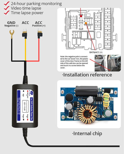 E-ACE Portable Ultra HD 4K Car Front Dash Cam WIFI DVR Optional 1080P Rear camera With 24H Parking Monitor Night Vision