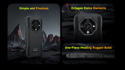 Ulefone Armor X32 4G Rugged Phone Android 14 Waterproof Smartphone 12GB RAM, 128GB ROM NFC Night Mobile Phone Global Version