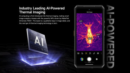 Ulefone Armor 28 Ultra 5G AI Thermal Imaging Rugged Phone Dimensity 9300+ 1TB ROM 32GB RAM Android Smartphone AMOLED Mobile