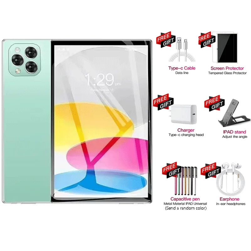 Pad Air Pro 11 inch Global Edition Original Tablet PC 24GB 2TB Android 16 4K HD 5G Dual SIM Video Call WIFI HD Screen