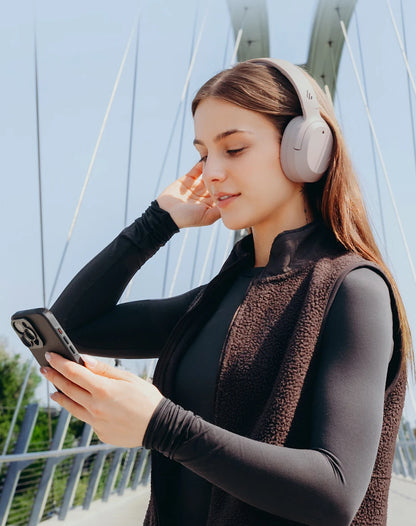 Edifier ANC Wireless Headphone Bluetooth 6.1 Over-ear Headset -49dB Noise Cancelling Earphone Hi-Res Audio