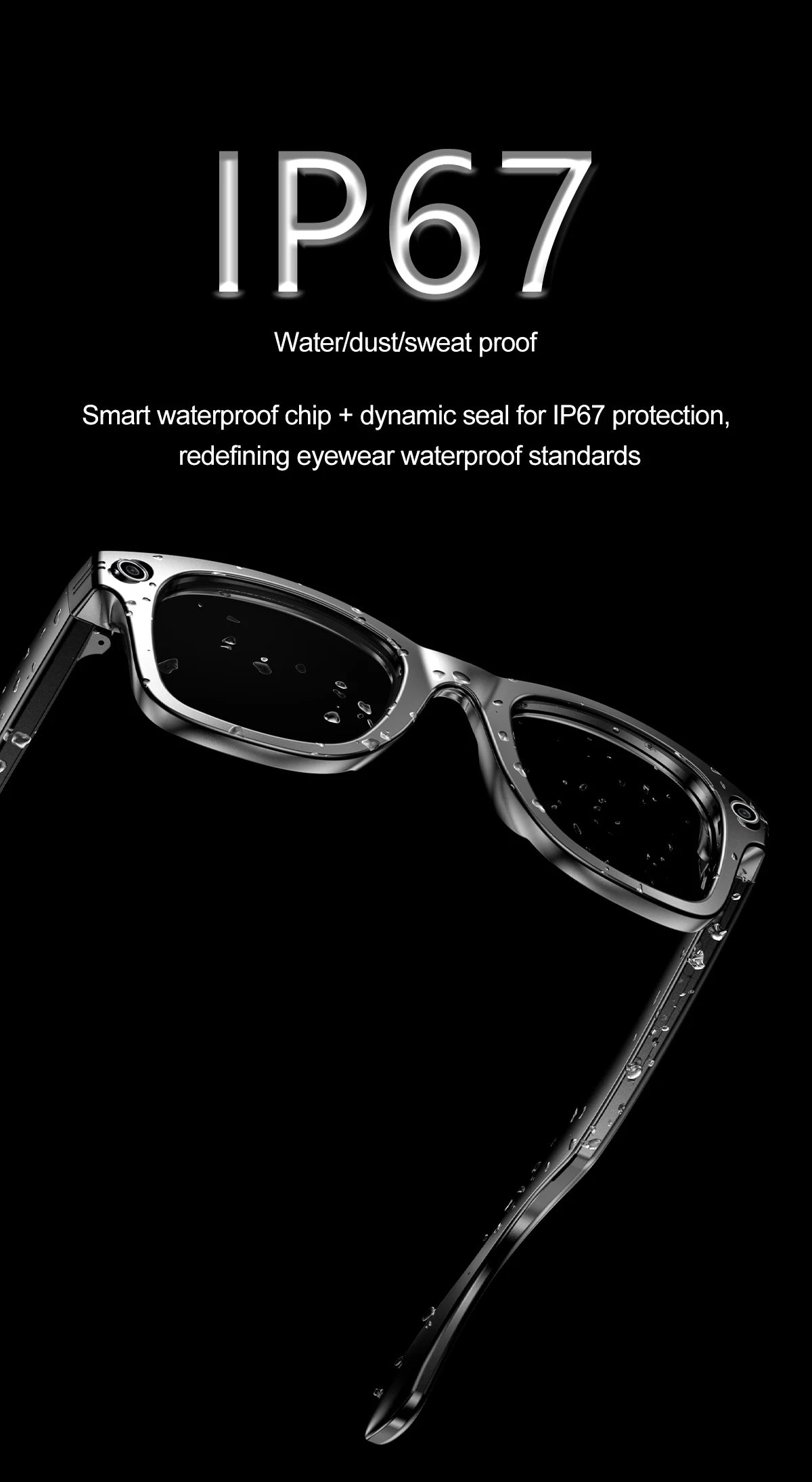 LIGE Smart Glasses Photography Video AI Intelligent Interactive Translation IOS Andirod Glasses