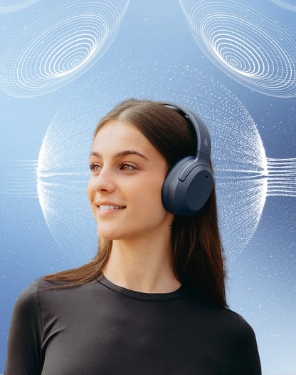Edifier ANC Wireless Headphone Bluetooth 6.1 Over-ear Headset -49dB Noise Cancelling Earphone Hi-Res Audio