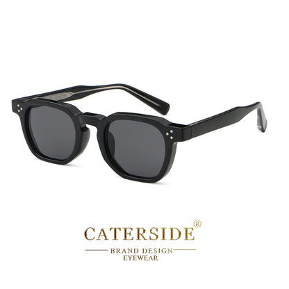 CATERSIDE New Retro Punk Men Sunglasses Square Personalized Design Glasses Women's Fashion Party Glasses Festival Gift
