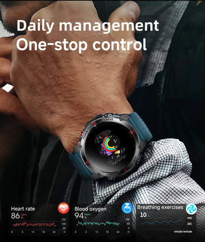 LIGE New Professional GPS Track Sports Smartwatch Outdoor RIDE Run Compass Altimeter 3ATM Fitness Bracelets 540mAh Watches
