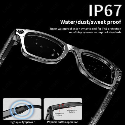 LIGE Smart Glasses Photography Video AI Intelligent Interactive Translation IOS Andirod Glasses