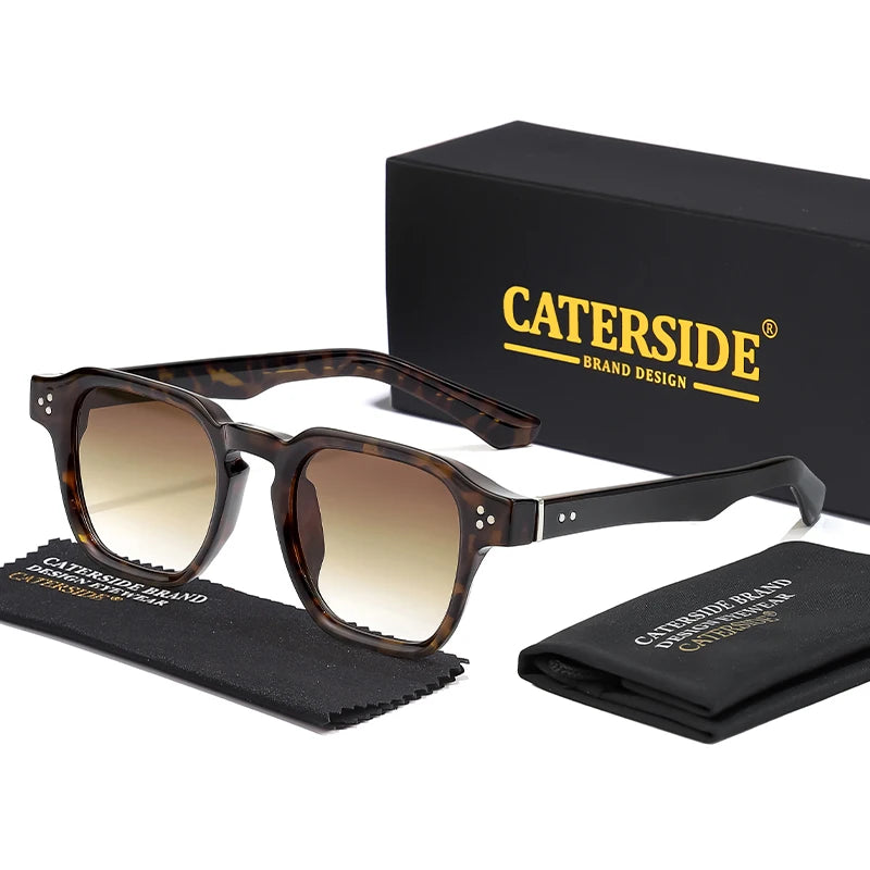 CATERSIDE Classic Square Sunglasses Luxury Brand Sun Glasses Travel Beach Party Festival