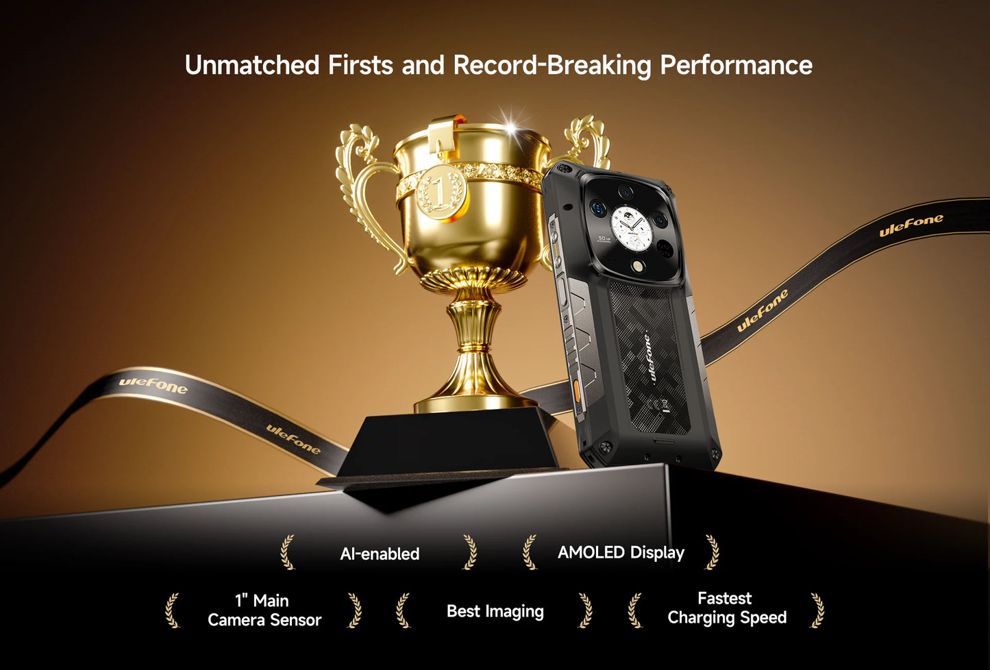 Ulefone Armor 28 Pro 5G AI Rugged Phone 512GB ROM Smartphone 120W 10600mAh 6.67”【Ships from US