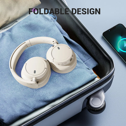 Oneodio Super EQ V16 Wireless Headphones Bluetooth 5.3 Over Ear Headset With Mic Bass/Pop Mode Hi-Res Foldable Headphones 90H