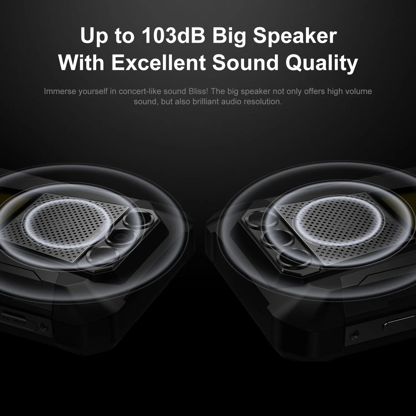FOSSIBOT F106 PRO MTK G85 4G Android 14 15GB(8+7GB Extended) 256GB ROM Rugged Smartphone 12000mAh Battery 48MP Camera