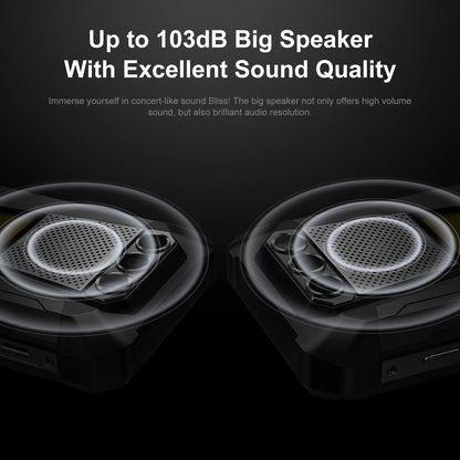 FOSSIBOT F106 PRO MTK G85 4G Android 14 15GB(8+7GB Extended) 256GB ROM Rugged Smartphone 12000mAh Battery 48MP Camera