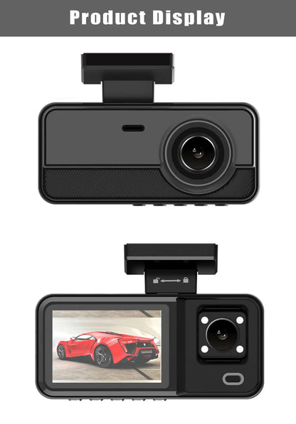 3 Channel WIFI Car DVR HD 1080P Cabin Vehicle Dash Cam Three Way Camera DVRs Recorder Video