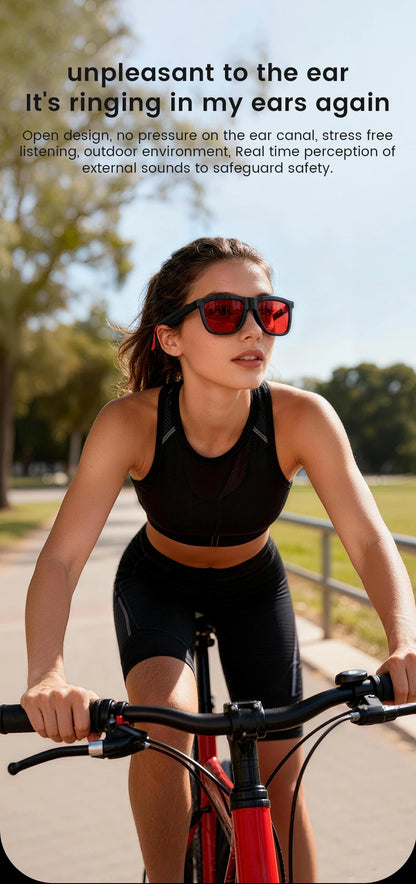New Touch Color Change Smart Glasses AI Translation Voice Wake-Up Dual Mic Noise Reduction Bluetooth Music IP65 Waterproof