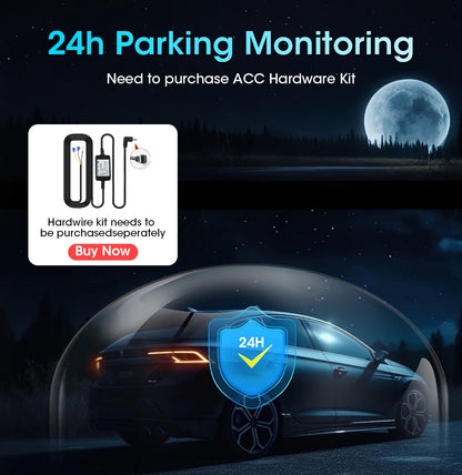 11.26″ 4K ADAS Dash Cam Display Wireless Android Auto CarPlay Screen DVR Dual Recording Night Vision Car Intelligent Systems FM