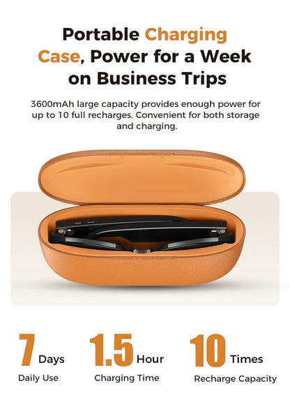 OUIO New Smart Glasses with Camera Video Recording AI Photo Recognition Bluetooth Call Voice Translation Unisex Sunglasses