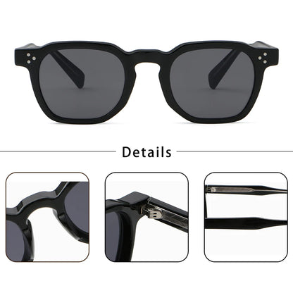CATERSIDE New Retro Punk Men Sunglasses Square Personalized Design Glasses Women's Fashion Party Glasses Festival Gift
