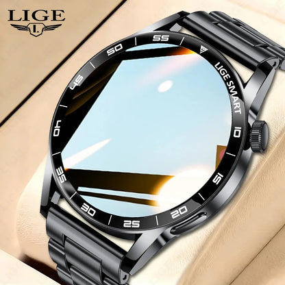 Title
LIGE Smartwatch Men For Android iOS Phone 1.38" HD Bluetooth Call Heart Rate Monitor Waterproof Sport Smart Watch
