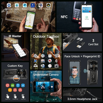 Ulefone Armor 28 Pro 5G AI Rugged Phone 512GB ROM Smartphone 120W 10600mAh 6.67”【Ships from US