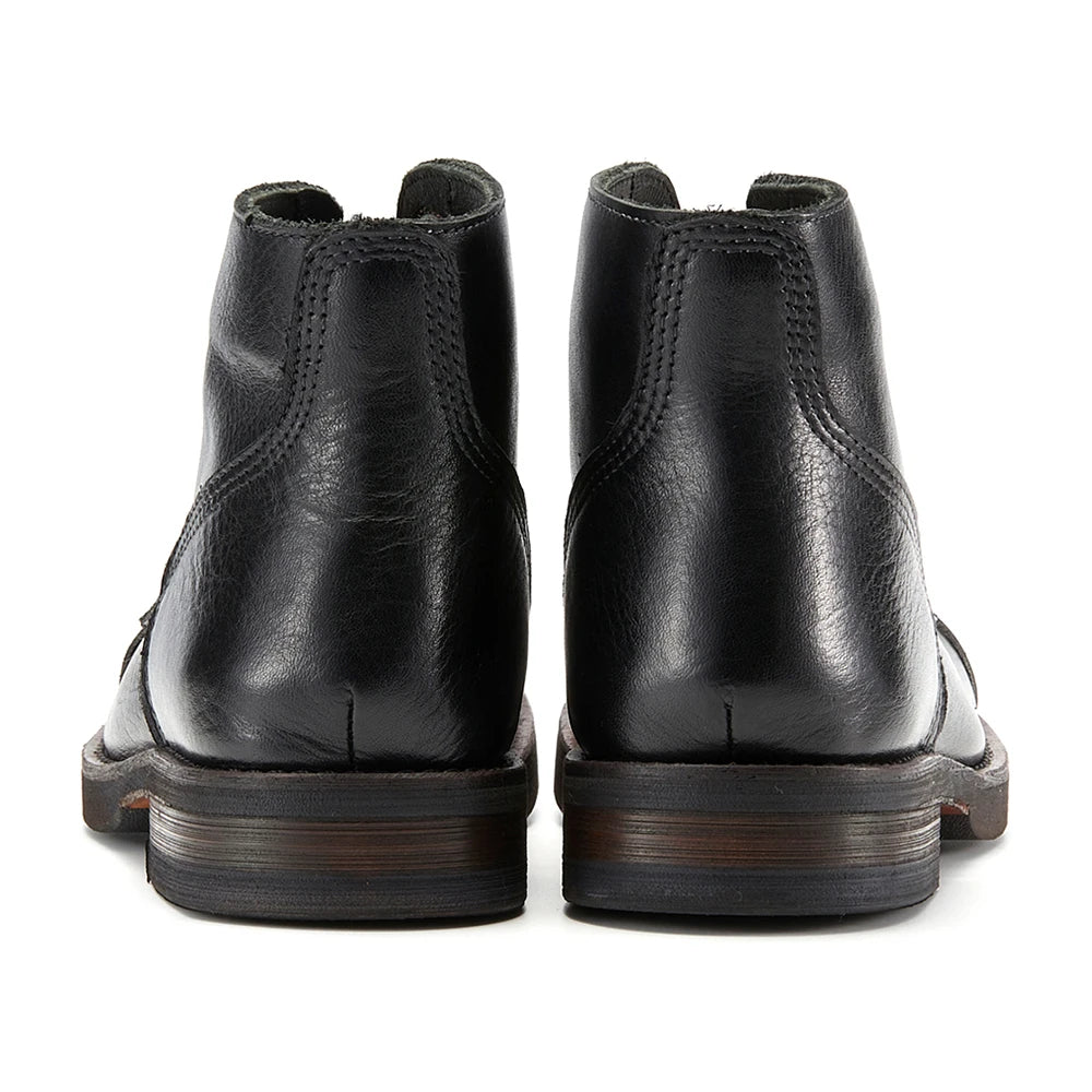 Luxury Classy Handmade Precision Stitch Wear-Resistant Casual Men Boots Genuine Leather Shoes