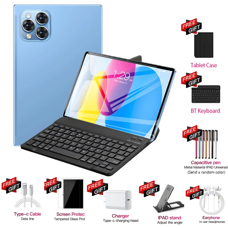 Pad Air Pro 11 inch Global Edition Original Tablet PC 24GB 2TB Android 16 4K HD 5G Dual SIM Video Call WIFI HD Screen