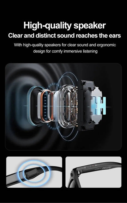 LIGE Smart Glasses Photography Video AI Intelligent Interactive Translation IOS Andirod Glasses