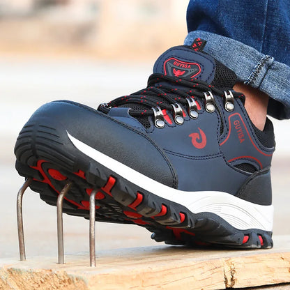 Steel Toe Men Work Safety Boots Sneakers Male Construction Puncture-Proof Security Boots