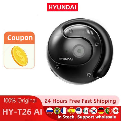 HYUNDAI PRO AI Real Time Translator Earbuds 98% Accuracy Wireless BT Translation Earphones for Travel Business Learning